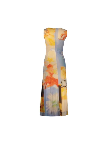 Desigual Každodenné šaty VEST_JADE Oranžová Egg Fit žltá