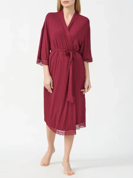 Халат Pretty You London бордовий