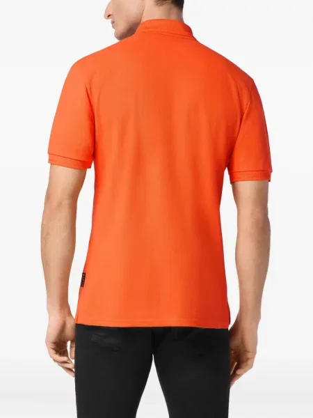 Tricou polo Philipp Plein portocaliu