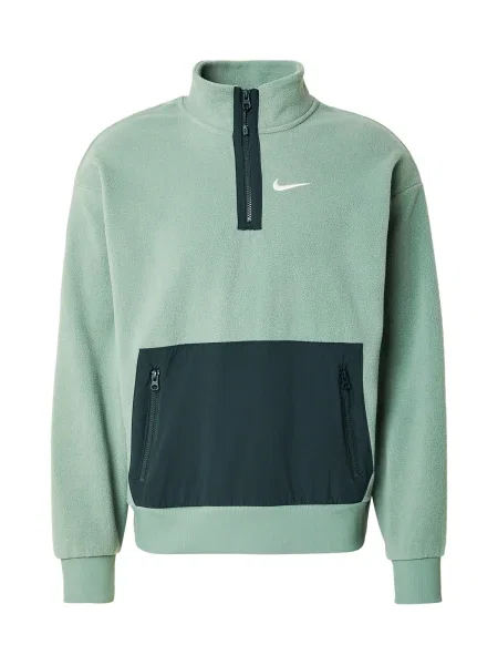 Nike Sportswear Pulover albastru noapte / verde mentă alb