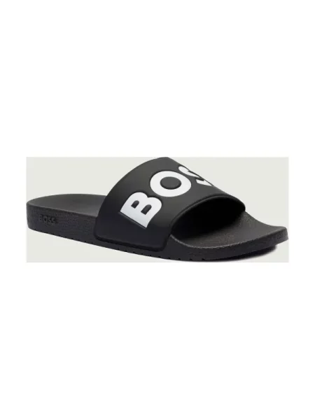 BOSS BLACK Șlapi Aryeh_Slid negru