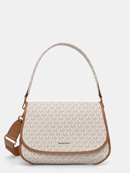 MICHAEL Michael Kors geantă crossbody pentru femei cu imitație de piele Holmes bej