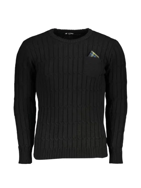 Pulover U.s. Grand cu decolteu rotund negru