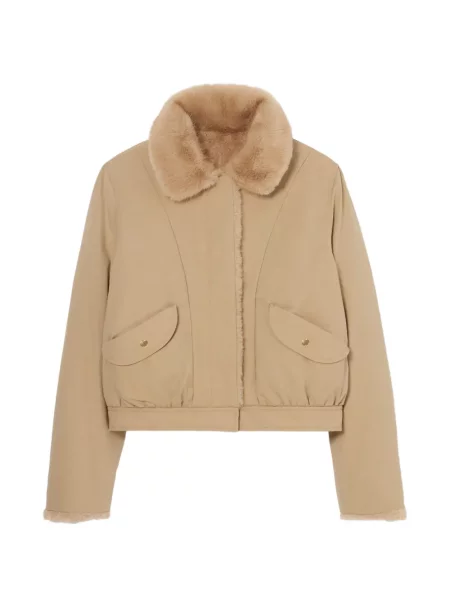 Garnitură de blană geacă parka Claudie Pierlot cu blană