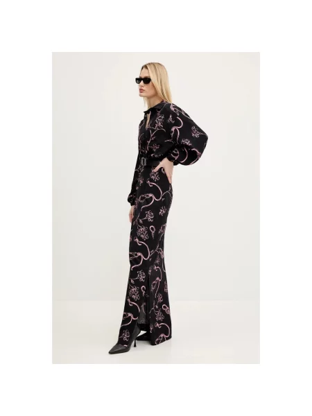 Sukienka maxi Moschino czarna