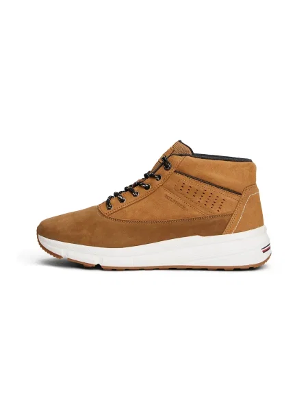 Botine Tommy Hilfiger cu șireturi maro