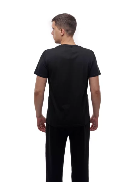 Футболка STREAM віскоза/поліестер чорний