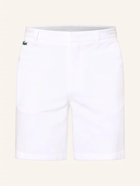 Lacoste Golfové Šortky Ultra Dry Regular Fit bílá