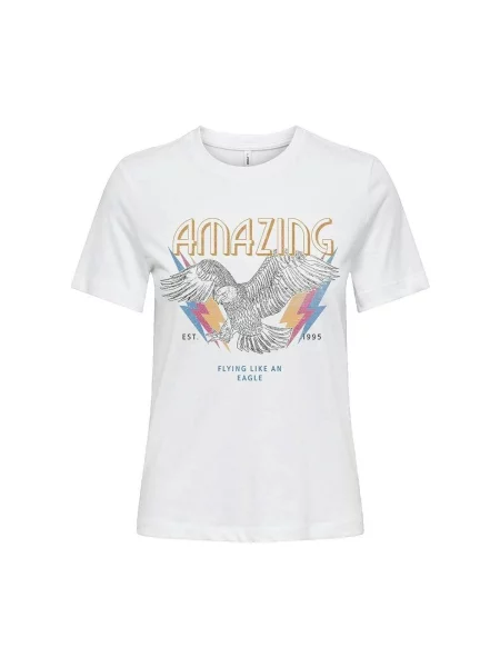 Tricou Only alb