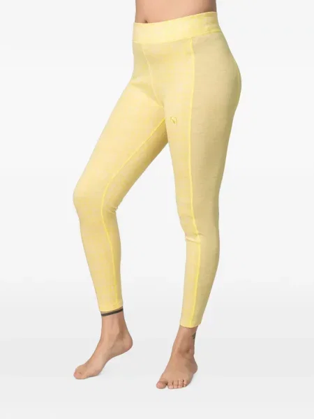 Pantaloni Kari Traa cu imagine cu imprimeu geometric galben