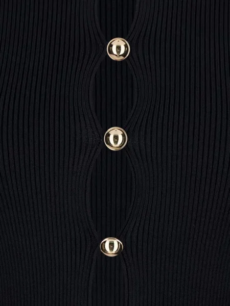 Cardigan Self-portrait tricotate negru