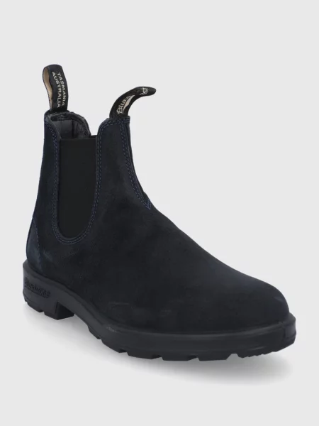 Sztyblety Blundstone skórzane niebieskie