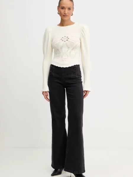 Twinset jeansy czarny