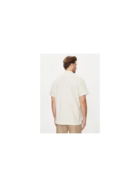 Wrangler Polo majica Rugby Écru Relaxed Fit