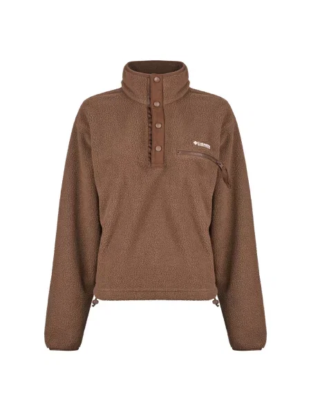 Fleece pattanás levágott ruha Columbia barna