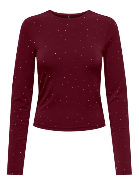 ONLY Блуза Zita бордо