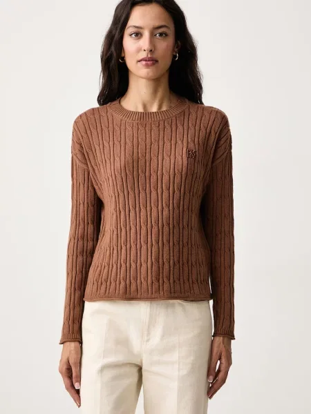 DKNY pulover pentru femei maro