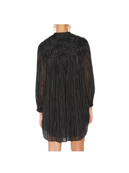 Sukienka Isabel Marant w paski z paskiem czarna