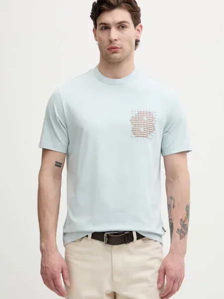 BOSS tricou bărbătesc din C-Tigerman albastru