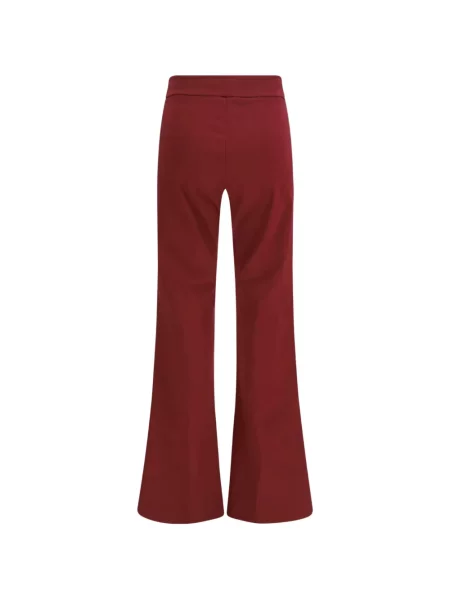Pantaloni palazzo Avenue Montaigne roșu