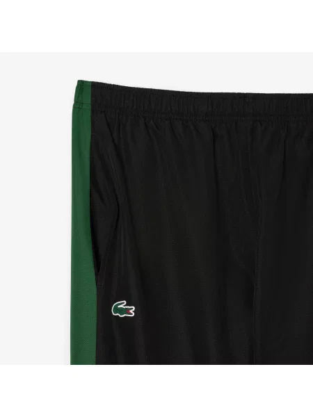 Lacoste Dres Z Zamkiem Z Blokadą Koloru Regular Fit czarny