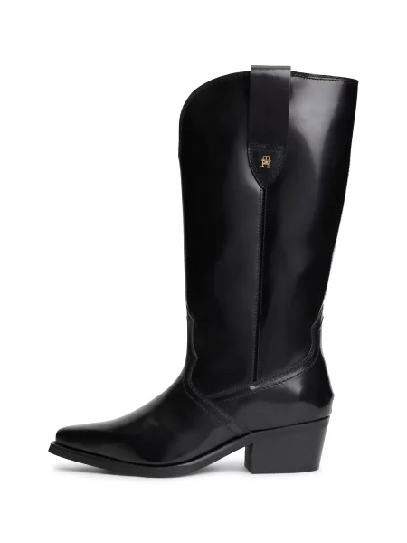 TOMMY HILFIGER Cizme de cowboy negru