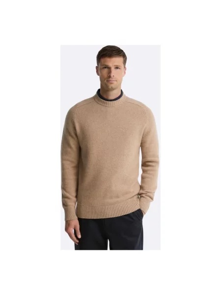 Sweter Barbour wełniany beżowy