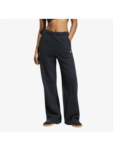 Потници adidas Essentials Wide Leg French Terry Pants Black S черно
