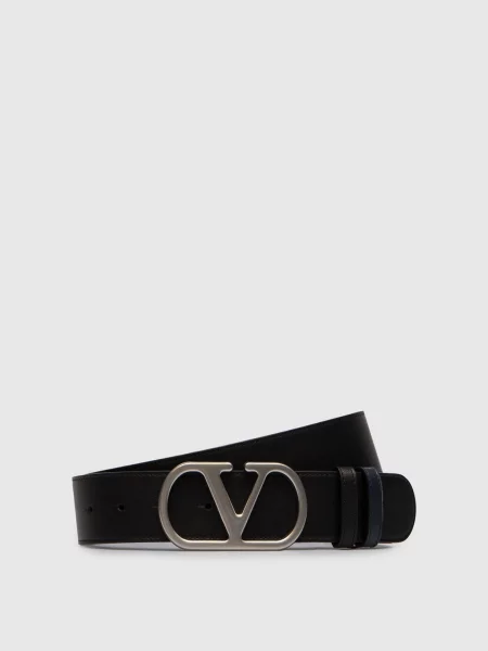 Двосторонній шкіряний Vlogo Signature Valentino чорний