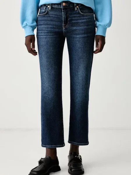 7 FOR ALL MANKIND blugi regular pentru femei albastru