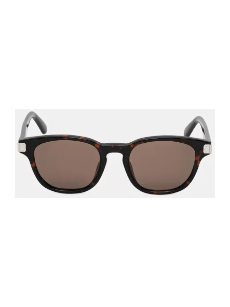 Maison Margiela okulary przeciwsłoneczne LUNETTES 17 ECAILLES brązowe