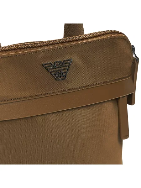 Crossbody kabelka Emporio Armani hnedá