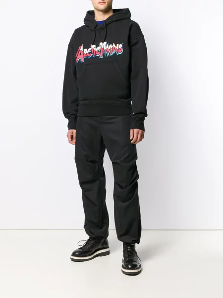 Hanorac cu glugă Dsquared2 negru