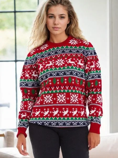 Pulover Dewberry roșu