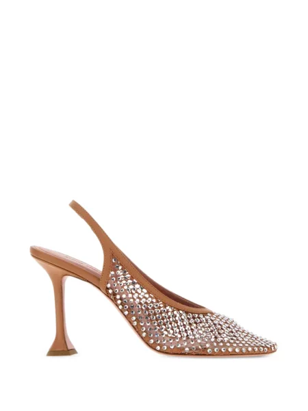 Pantofi cu toc Amina Muaddi alb