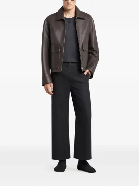 Geanta de piele Courreges maro