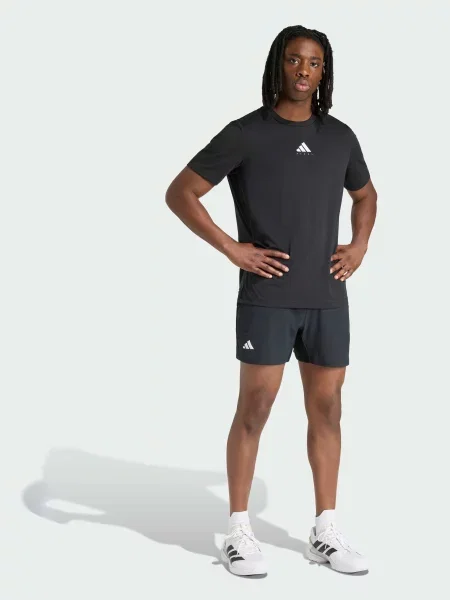 Спортивна футболка adidas комбінований верх чорний