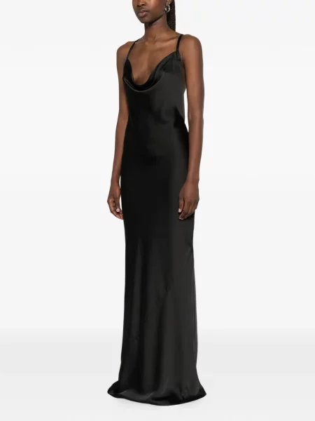 Rochie maxi Norma Kamali negru