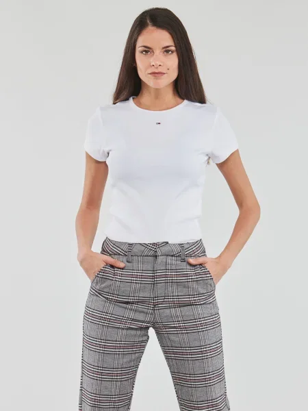 Denim ruha Tommy Jeans fehér