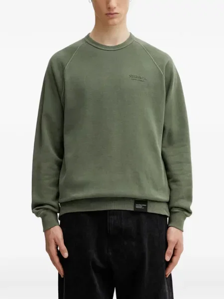 Hanorac Neighborhood cu broderie verde