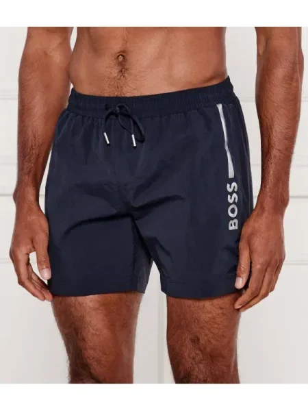 Pantaloni scurți Boss Black negru