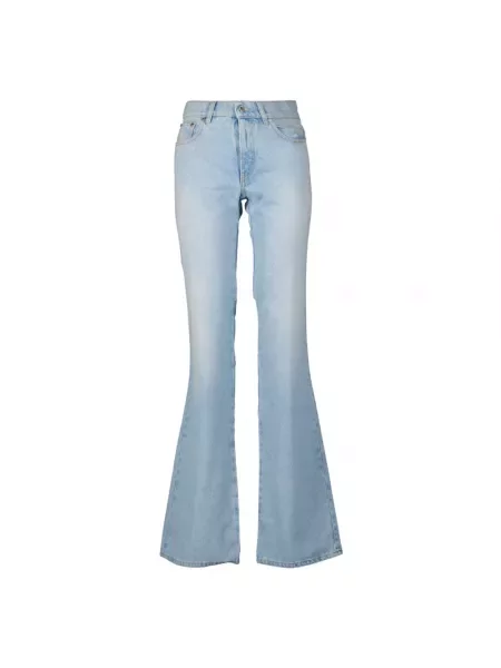 Jeansy dzwony Off-white białe