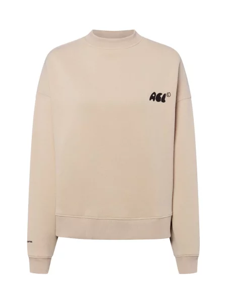 Another Cotton Lab Bluza Niedzielne poranki Kobiety S beżowy