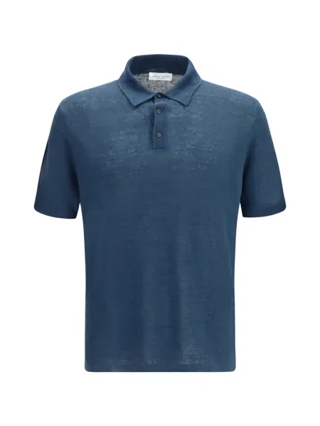 Tricou polo Roberto Collina albastru