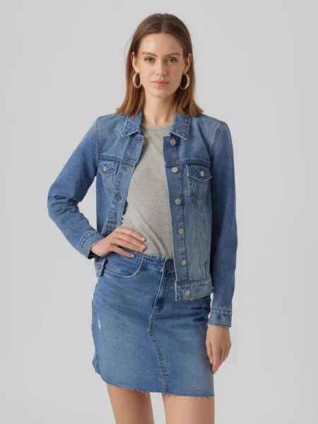 VERO MODA Prijelazna jakna Zorica traper plavi