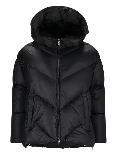 Geacă cu puf Add cu glugă negru