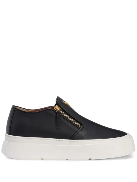 Sneakerși Giuseppe Zanotti din piele negru