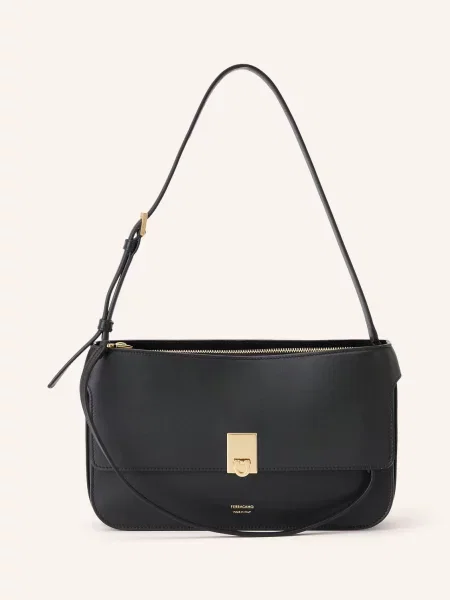 Ferragamo Kabelka Přes Rameno Cara Xs / zlatá černá