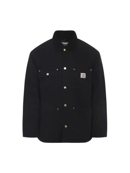 Bluza z kapturem Carhartt Wip z kapturem z nadrukiem czarna