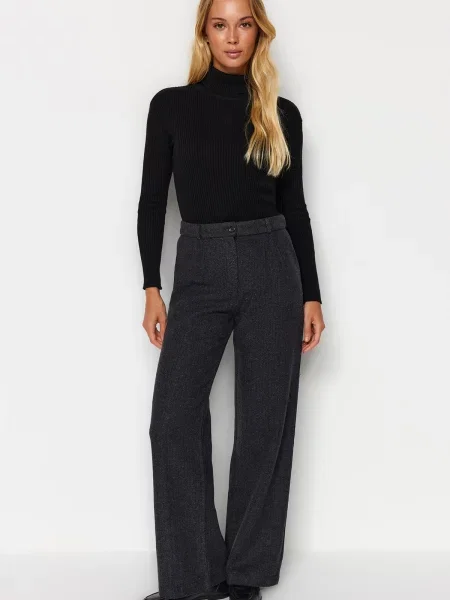 Pantaloni Trendyol negru